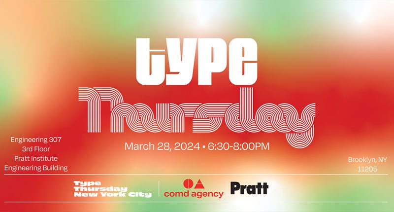 Ansi blog / Type Thursday event Mar 28 at Pratt